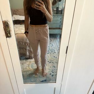 Paper bag waisted Abercrombie joggers lounge pants